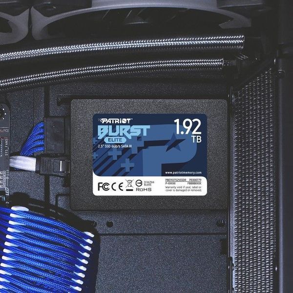 SSD накопичувач Patriot Burst Elite 1.92 TB (PBE192TS25SSDR) 340977ua фото