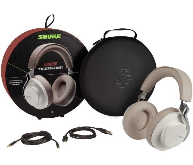 Навушники з мікрофоном Shure Aonic 50 ANC Beige and white 353514 фото