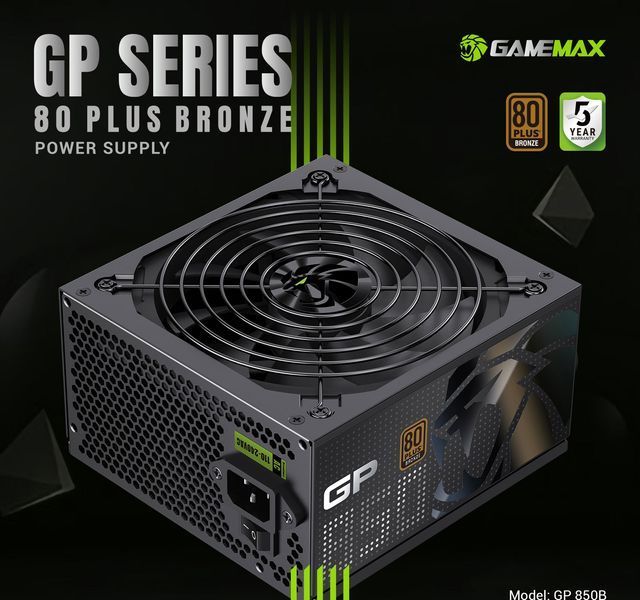 Блок живлення GameMax GP-850B 630407ua фото