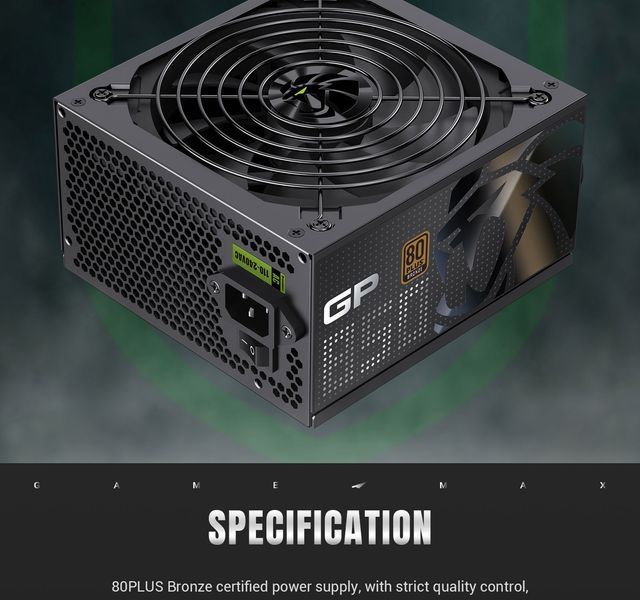 Блок живлення GameMax GP-850B 630407ua фото