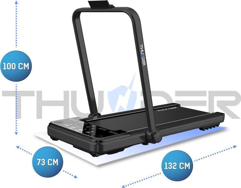 Беговая дорожка электрическая Thunder Impact Black 468755 фото
