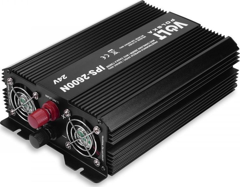 Перетворювач DC-AC Volt Polska IPS 2600 N 24/230V 1300/2600W (3IPSN26024) 508213 фото
