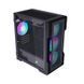 Корпус 1stPlayer T3-BK-4F1 Black 578487ua фото 1