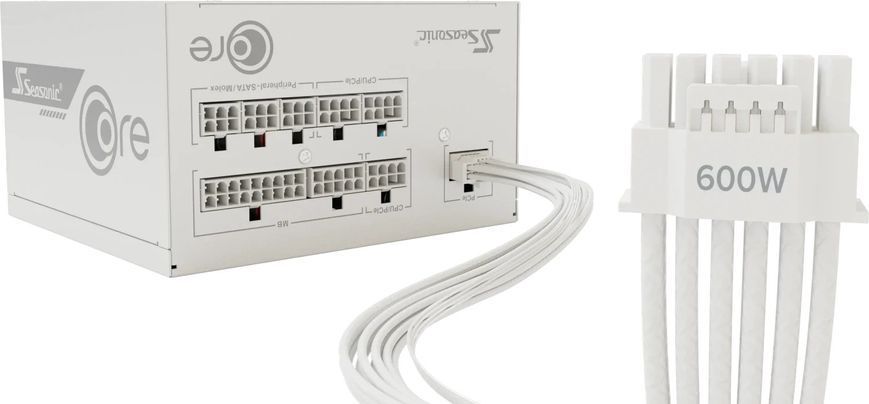 Блок живлення SeaSonic Core GX White ATX 3 750W (SRP-CGX751-A5A32SF-W) 618730 фото
