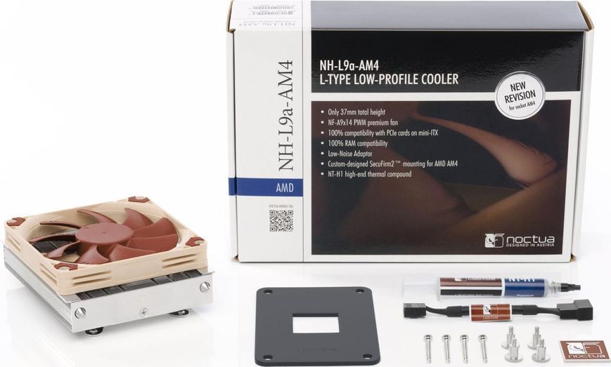 Повітряне охолодження Noctua NH-L9a-AM4 342463 фото