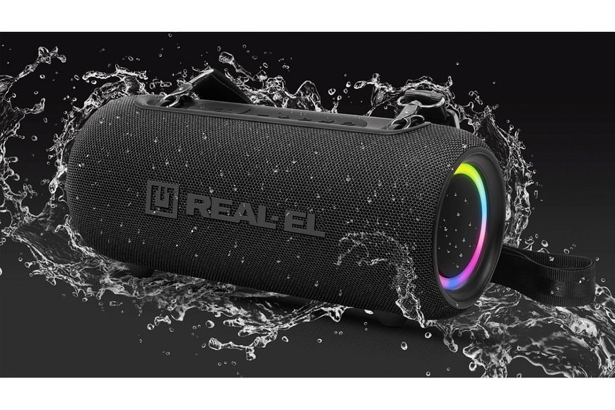 Портативная колонка Real-El X-725 Black (EL121600028) 580016ua фото