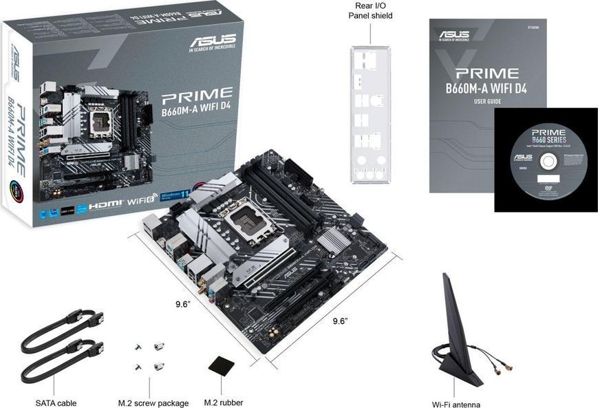 Материнская плата Asus Prime B660M-A WIFI D4 358694ua фото