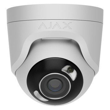 IP-камера видеонаблюдения Ajax TurretCam 5 Mp/2.8 mm White (000039304) 622488ua фото