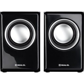 Колонки для комп'ютера Real-El S-215 2.0 Black (EL121200002) 578250ua фото