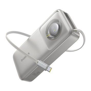 Зовнішній акумулятор (павербанк) Baseus Free2Pull 20000mAh Lunar Gray (P10073700843-00) 613591ua фото