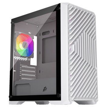 Корпус 1stPlayer T5-WH-4F1-W White 578488ua фото