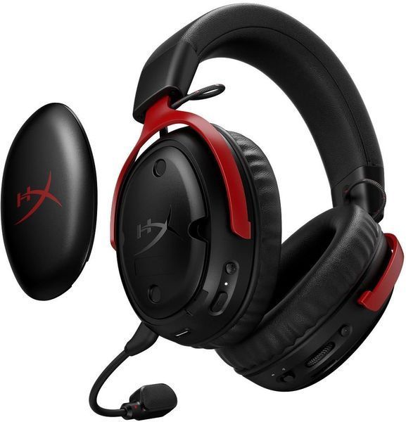 Навушники з мікрофоном HyperX Cloud III S Wireless Black/Red (A59Z0AA) 608436 фото
