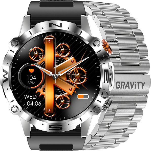 Смарт-часы Gravity GT20-2 Silver 621763 фото