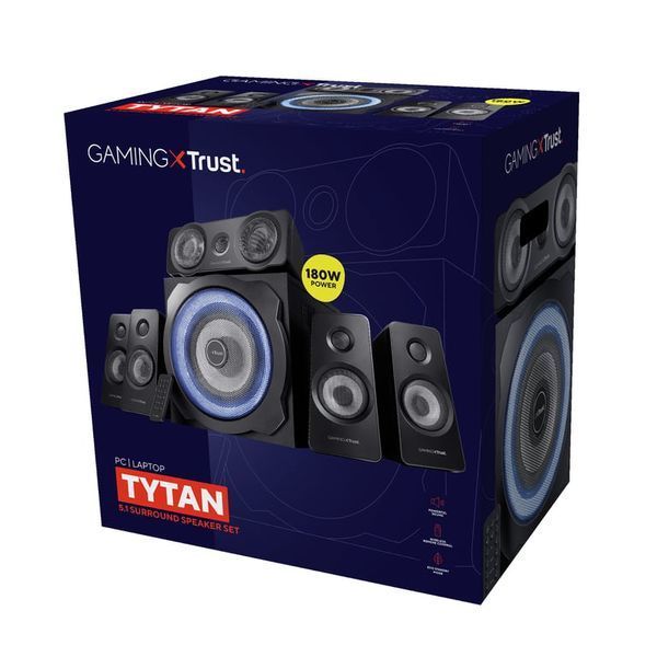 Мультимедійна акустика Trust GXT 658 Tytan 5.1 Surround Black (21738) 507735 фото