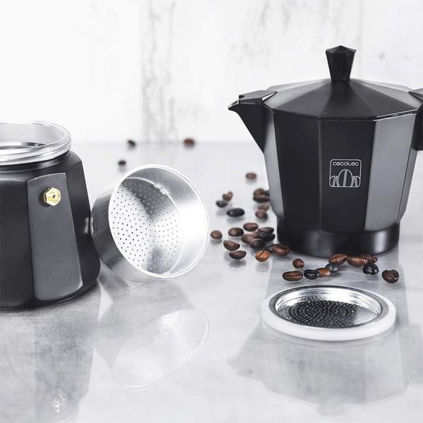 Кофеварка гейзерна Cecotec Mokclassic 900 Black 619844 фото