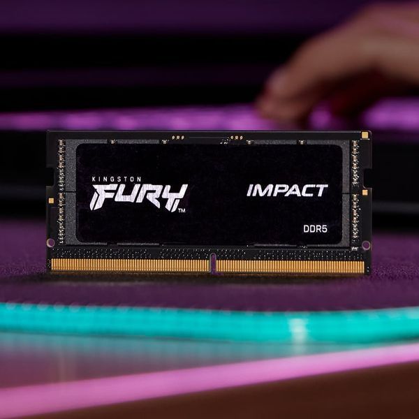 Память для ноутбуков Kingston FURY 32 GB (2x16GB) SO-DIMM DDR5 6000 MHz Impact (KF560S38IBK2-32) 522979ua фото