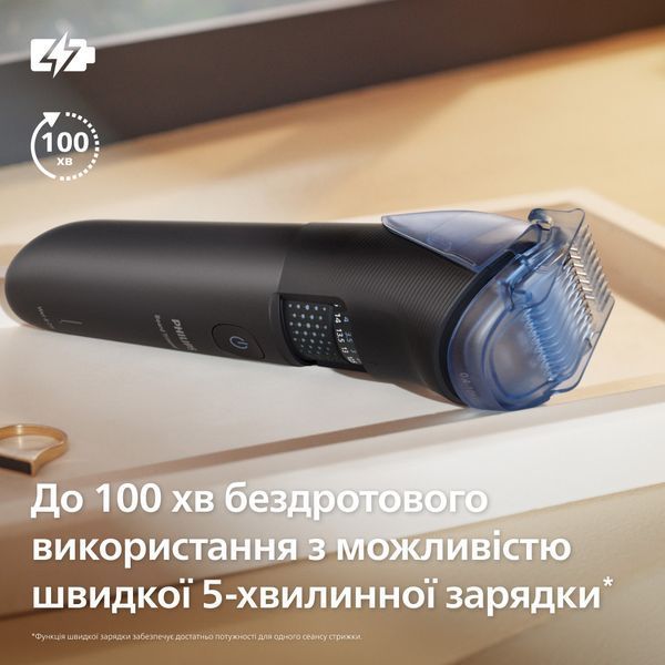 Тример для бороди та вусів Philips Beard Trimmer 5000 Series BT5780/15 617830ua фото