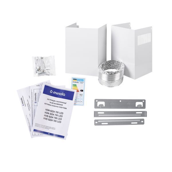 Витяжка похила Minola HDN 5224 WH 700 LED 627941ua фото