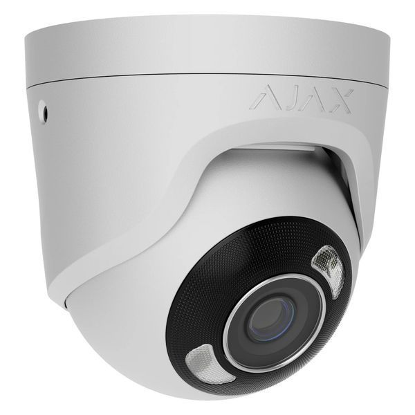 IP-камера видеонаблюдения Ajax TurretCam 5 Mp/2.8 mm White (000039304) 622488ua фото