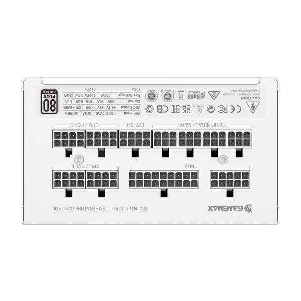 Блок живлення GameMax GX-1250 Pro WH 627772ua фото