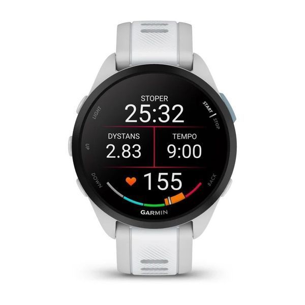 Смарт-годинник Garmin Forerunner 165 Music Mist Gray/Whitestone (010-02863-31/B1) 614160 фото