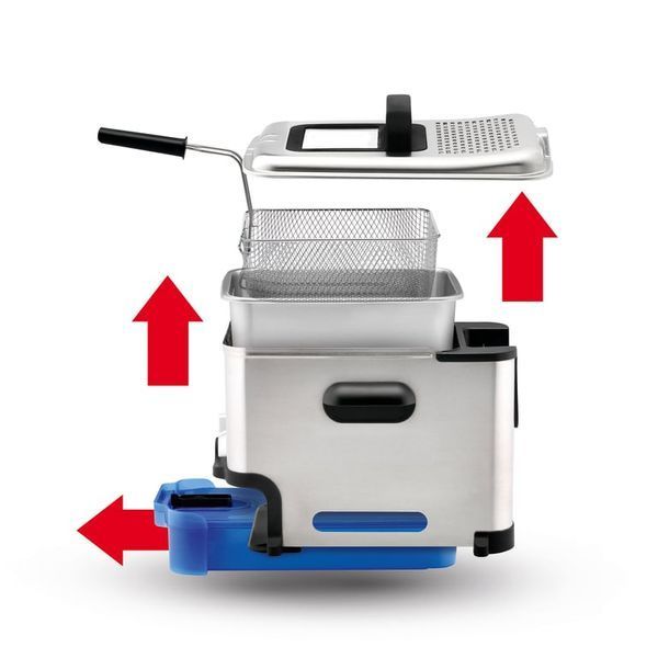 Фритюрница Tefal Oleoclean Pro Inox & Design (FR804015) 525119 фото