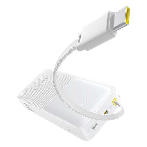 Зовнішній акумулятор (павербанк) Baseus Bipow 2 20000mAh 20W White (P10077101213-01) 627165ua фото