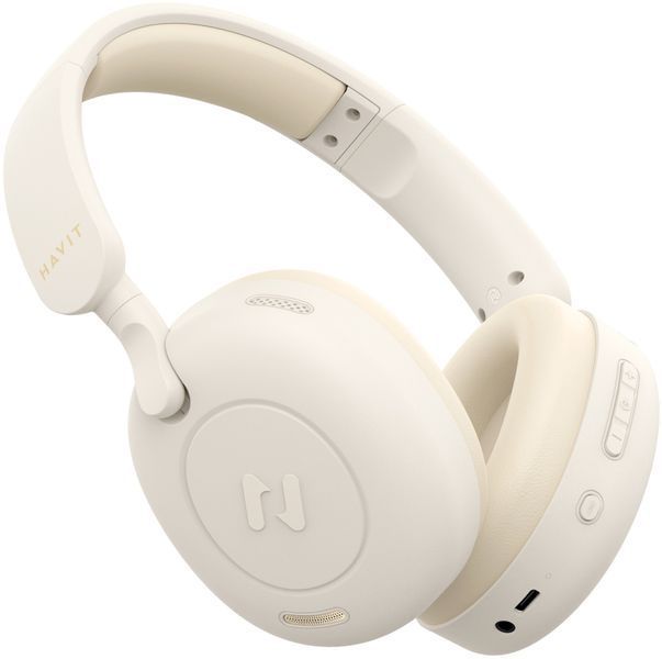 Навушники з мікрофоном Havit HV-H655BT Beige (27980) 620807 фото