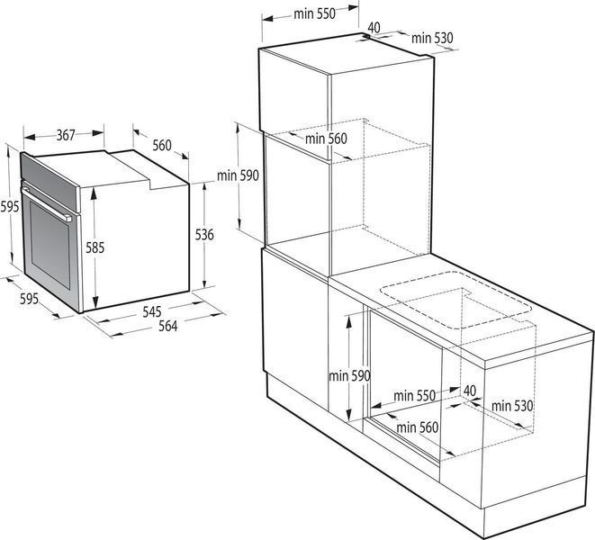 Духовка електрична Gorenje BPS6737E14BG 379014ua фото