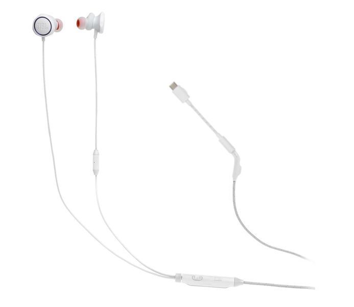 Навушники з мікрофоном JBL Quantum 50C White (JBLQ50CWHT) 529469ua фото