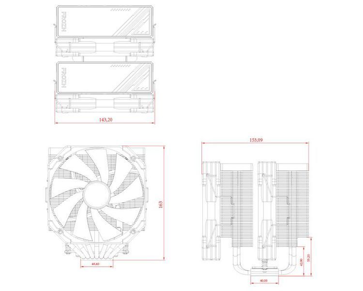 Повітряне охолодження ID-Cooling Frozn A720 Black 579904ua фото