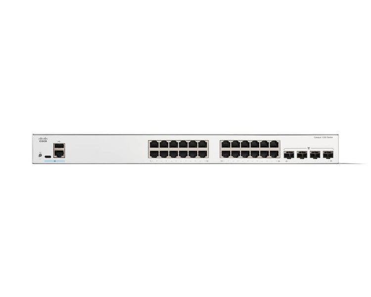 Комутатор керований рівня 2 Cisco Catalyst 1200 24-port (C1200-24T-4G) 518343 фото