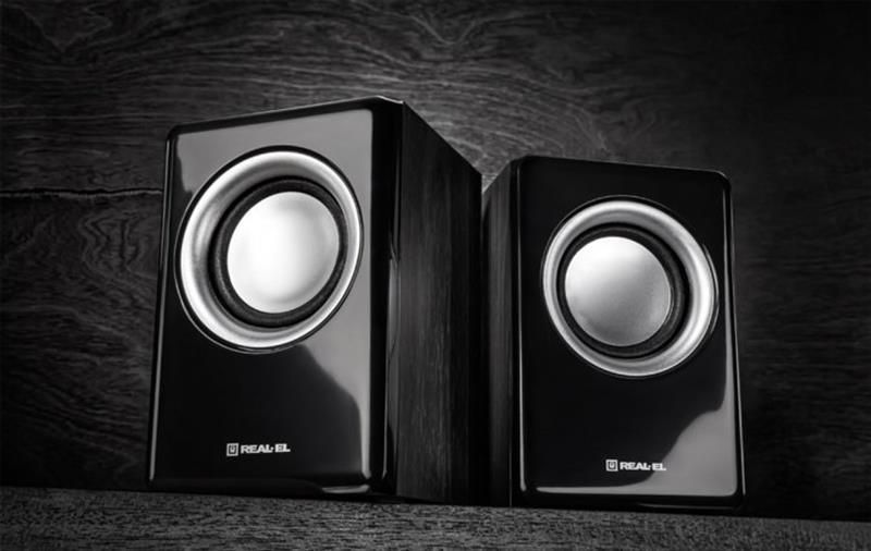 Компьютерные колонки Real-El S-215 2.0 Black (EL121200002) 578250ua фото