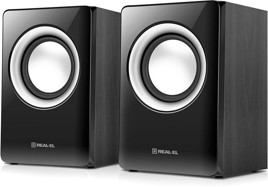 Компьютерные колонки Real-El S-215 2.0 Black (EL121200002) 578250ua фото