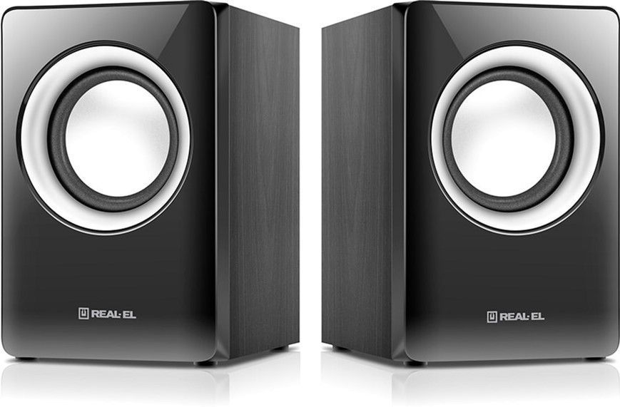 Компьютерные колонки Real-El S-215 2.0 Black (EL121200002) 578250ua фото