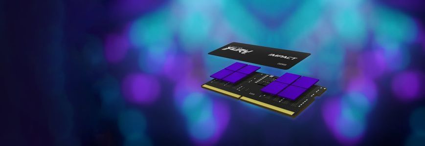 Память для ноутбуков Kingston FURY 32 GB (2x16GB) SO-DIMM DDR5 6000 MHz Impact (KF560S38IBK2-32) 522979ua фото