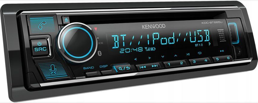 Бездискова MP3-магнітола Kenwood KDC-BT665U 602563 фото