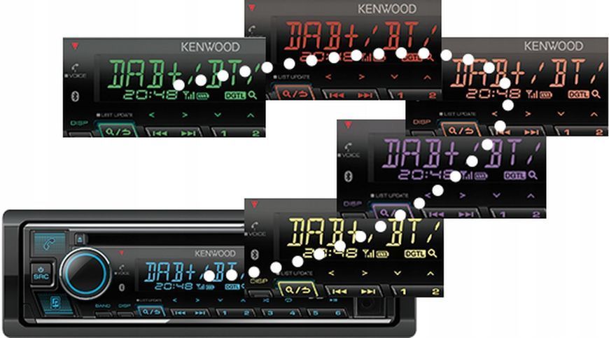 Бездискова MP3-магнітола Kenwood KDC-BT665U 602563 фото