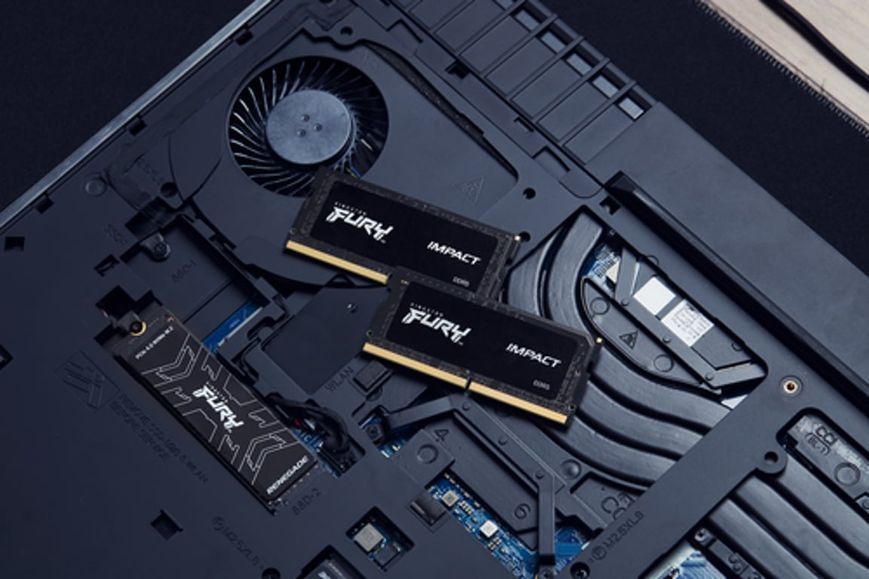 Память для ноутбуков Kingston FURY 32 GB (2x16GB) SO-DIMM DDR5 6000 MHz Impact (KF560S38IBK2-32) 522979ua фото