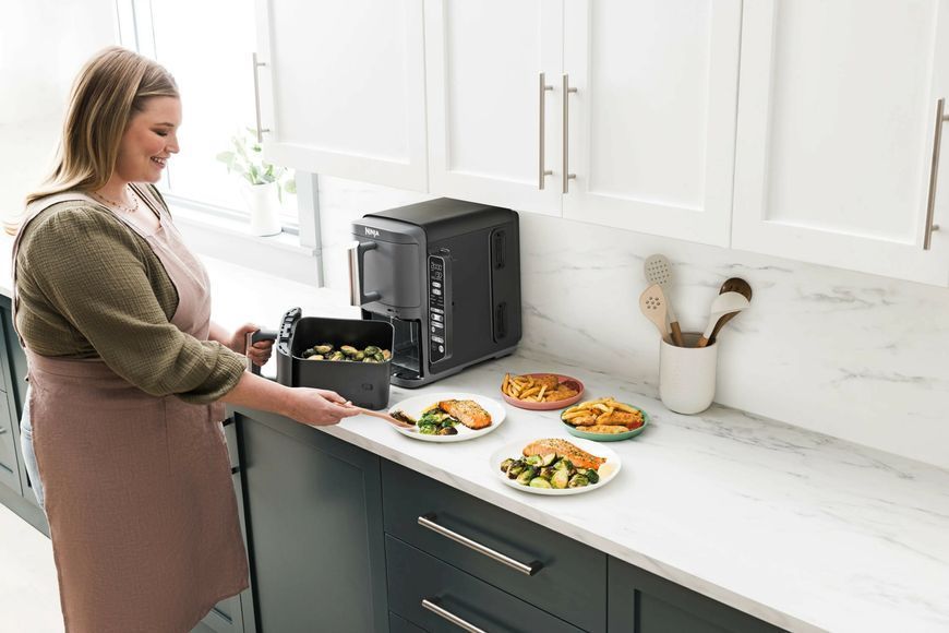 Мультипечь (аэрофритюрница) Ninja Double Stack XL 2-Level Hot Air Fryer SL451EU 568827 фото