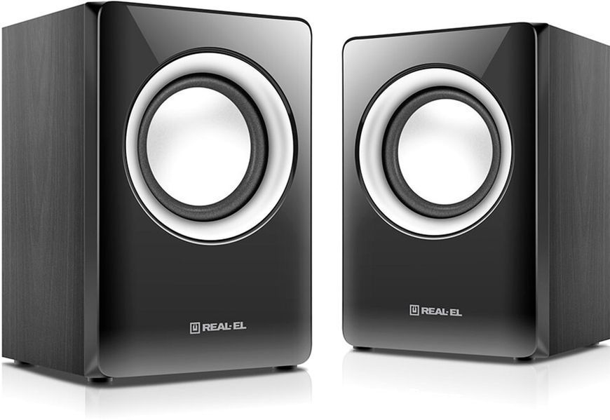 Компьютерные колонки Real-El S-215 2.0 Black (EL121200002) 578250ua фото