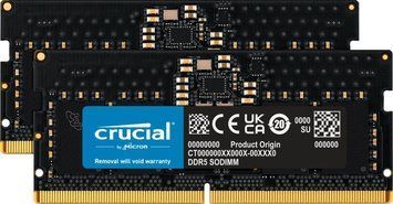 Память для ноутбуков Crucial 32GB (2x16GB) DDR5 4800 MHz (CT2K16G48C40S5) 441625 фото