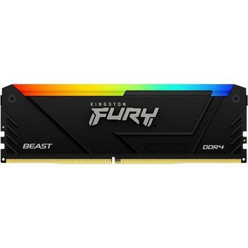 Пам'ять для настільних комп'ютерів Kingston Fury 16 GB DDR4 3200 MHz Beast RGB (KF432C16BB12A/16WP) 623496ua фото