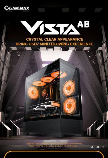 Корпус GameMax Vista AB Black 628409ua фото