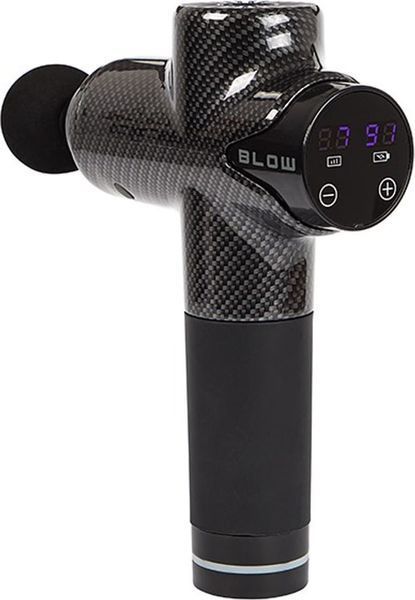Перкуссионный массажер Blow Wave 5000 Black 600024 фото