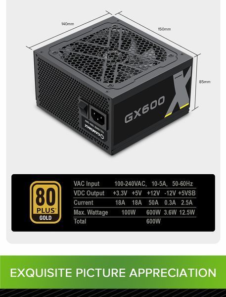 Блок живлення GameMax GX-600 627773ua фото