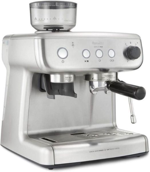 Кавоварка ріжкова еспресо Breville Barista Max VCF126X 312037 фото