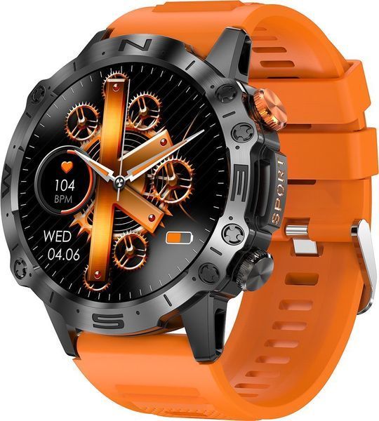 Смарт-часы Gravity GT20-3 Black/Orange 621764 фото