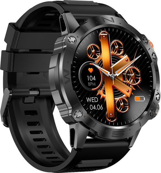 Смарт-часы Gravity GT20-3 Black/Orange 621764 фото