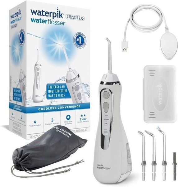 Ирригатор Waterpik Cordless Advanced 2.0 Water Flosser White WP-580 606097 фото